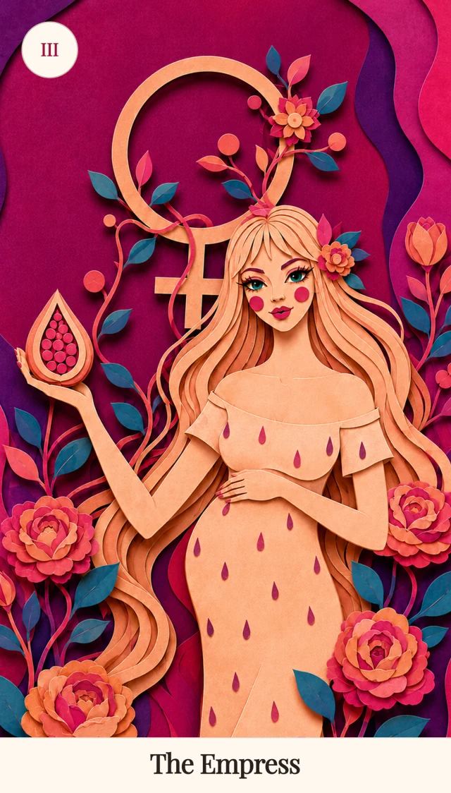 The Empress tarot card, Spark Bloom Edition
