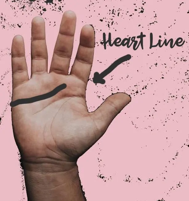 palm reading heart line