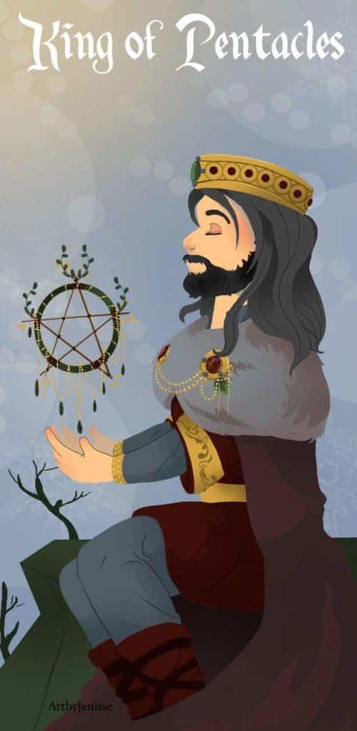 king of pentacles love meaning