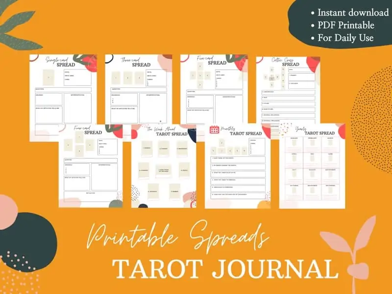 tarot journal spreads
