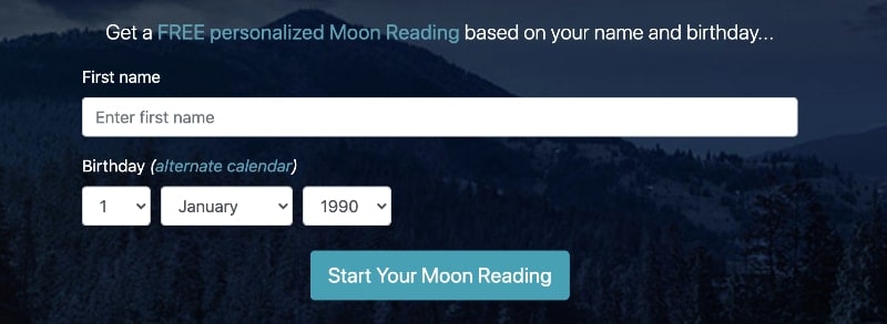 free moon reading online