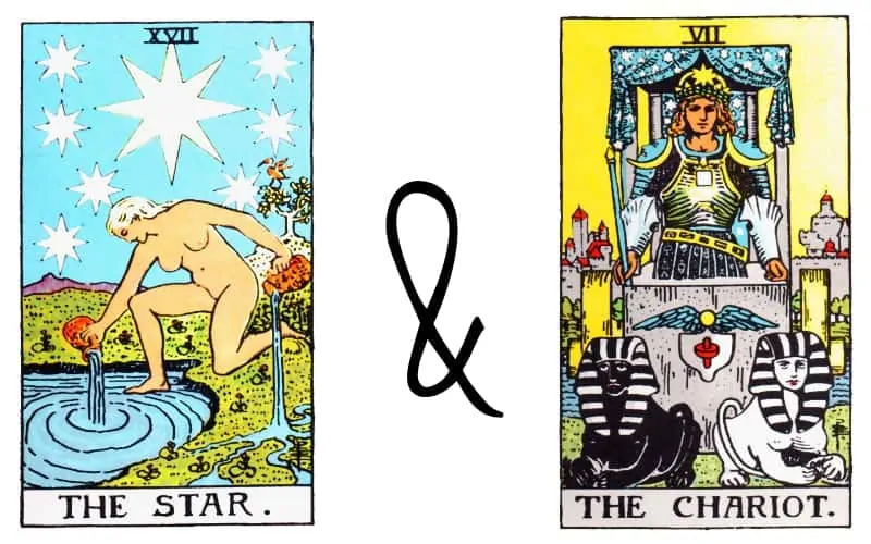 the star and chariot card combination tarot