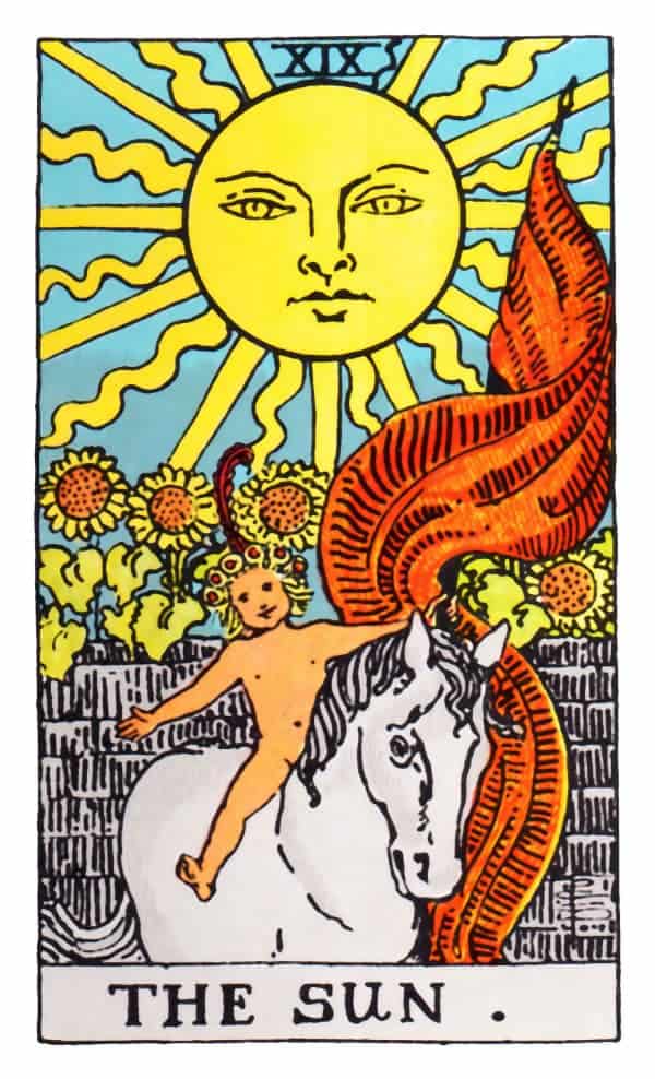 the sun card tarot reading