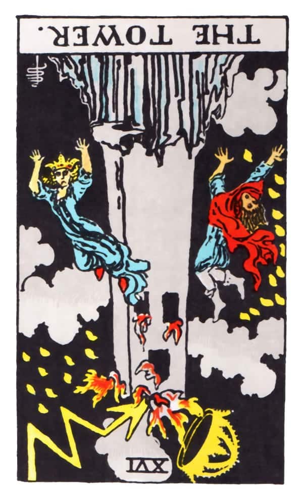 the tower tarot card reversed meaning