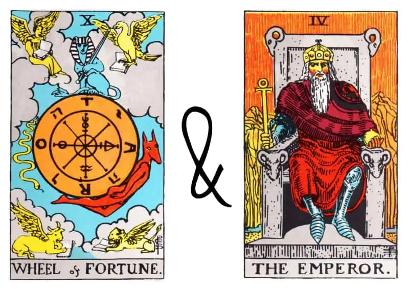 the wheel of fortune emperor card