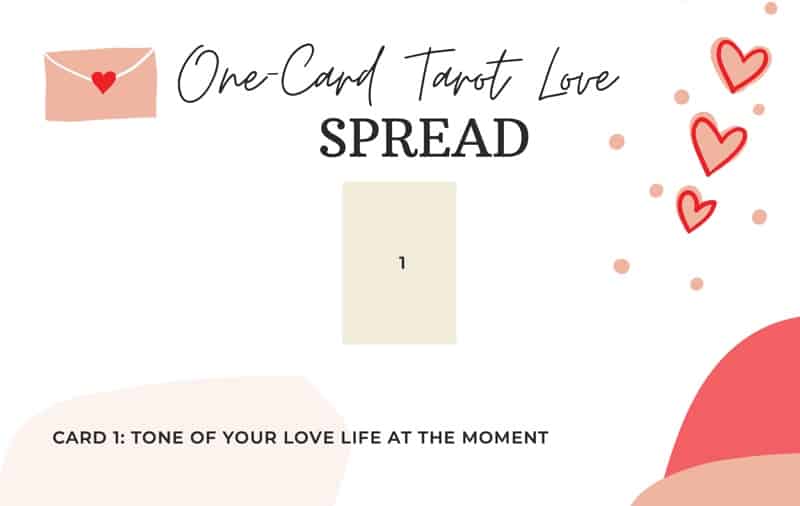 one card tarot love spread