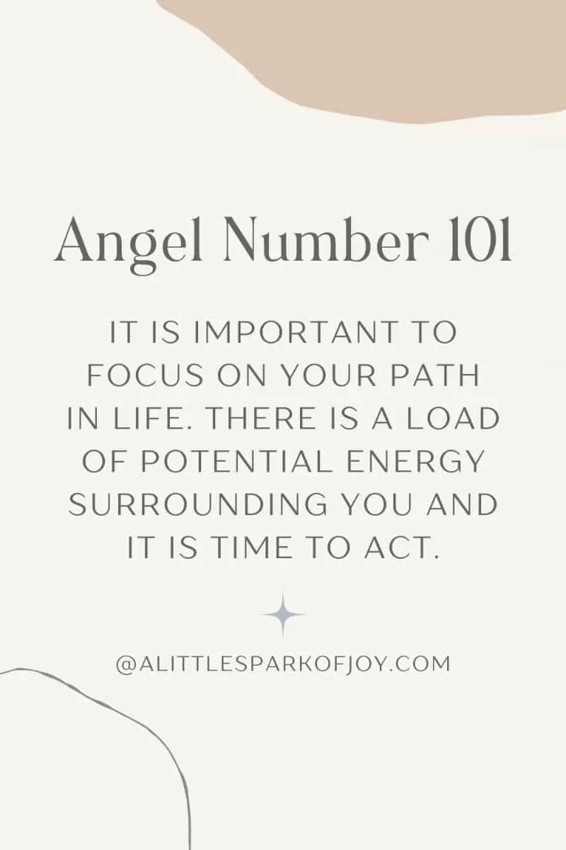 101 angel number meaning